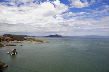 San Francisco Bay California aerial image