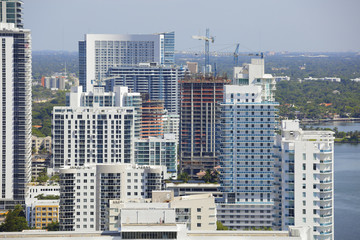Fototapeta na wymiar Miami architecture scene