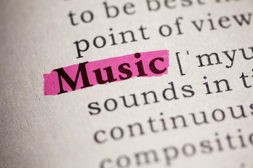 Obraz premium music