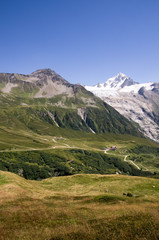 Fototapeta na wymiar Domaine de Balme Chamonix Mont Blanc