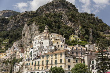 Obraz premium Landscape of Amalfi coast in italy.