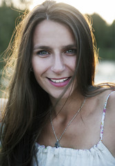 Portrait of happy woman