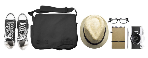 set of several stuff