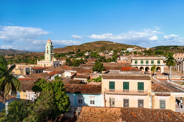 Colonial town cityscape of Trinidad, Cuba. UNESCO World Heritage Site.