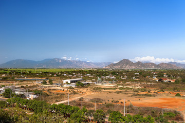 Obraz premium Landscape from Ta Cu mountain, Binh Thuan province, Vietnam