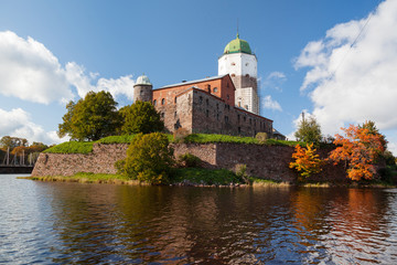 Fototapeta na wymiar St Olov castle, medieval Swedish castle in Vyborg, Russia