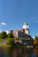 St Olov castle, medieval Swedish castle in Vyborg, Russia