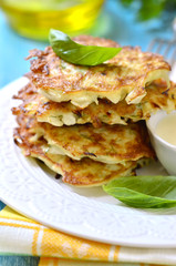 Cabbage fritters.