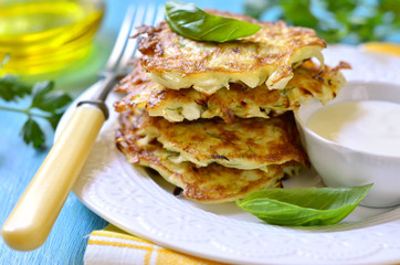Cabbage fritters.