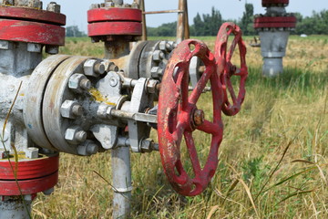 The gate on an oil well