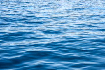 Ocean water waves blue sea distant