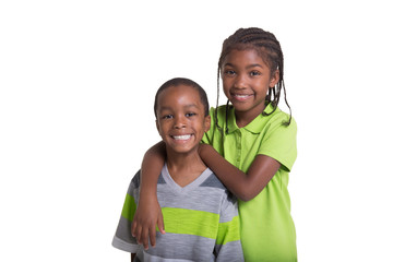 Portrat of a brother and sister
