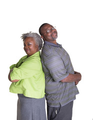 Obraz premium Portrait of an older couple standing close