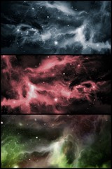 Universe Starscape Collage
