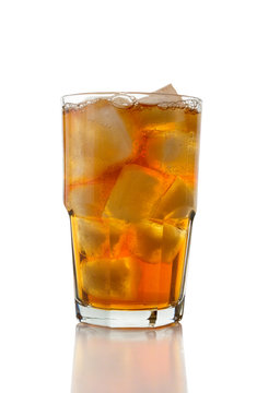Iced Tea on White (clipping path)
