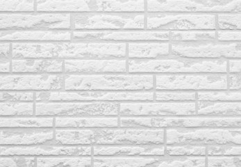Fototapeta premium Biała cegła kamienna ściana bezszwowe tło i tekstura
