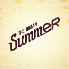 Exclusive lettering design with ethnic pattern Indians of Mexico on retro background. Vector eps 10