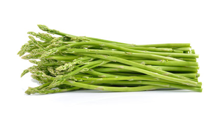 asparagus on white background