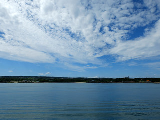種子島の空と海