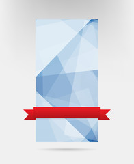 Abstract blue card design , Illustration eps10