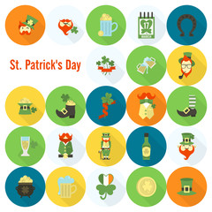 Saint Patricks Day Icon Set