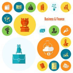 Business and Finance Icon Set