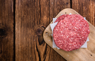 Some fresh made Burgers