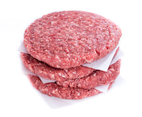Burger isolated on white