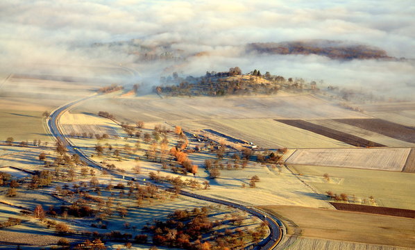 Herbstnebel schw&auml;bische Alb