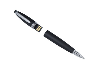 Kugelschreiber mit integriertem USB-Stick und Touchpen für Touchscreen