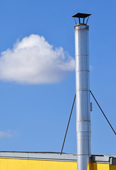 Smoke stack of a factory
