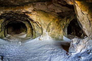 entrance to the cave