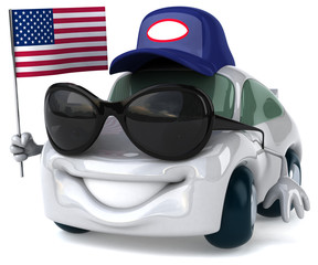 Fototapeta premium Fun car
