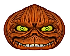 Halloween pumpkin - 3D render