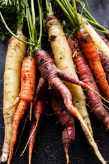 colorful carrots