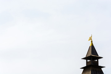 The wooden tower of the Astrakhan Kremlin.