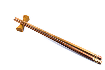 chopsticks. Isolated on white background