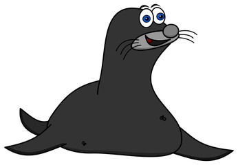 smiling sea lion