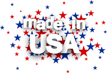 Made in USA sign.