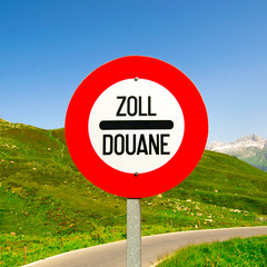 Grenze  Zoll -  Douane 2