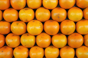 Fresh Oranges background ,Orange on stack