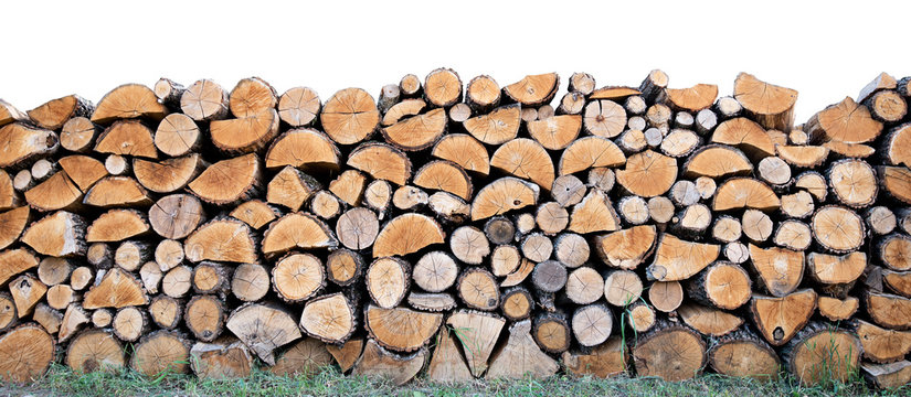 Heap firewood