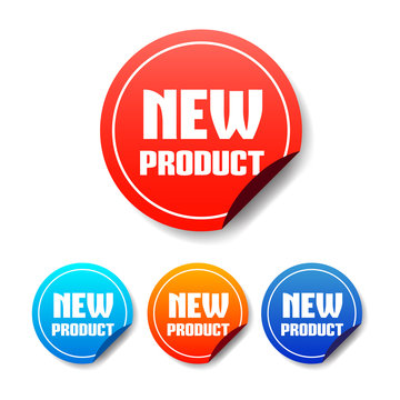 New Product Round Stickers