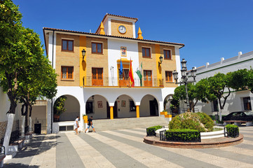 Ayuntamiento de El Bosque, Sierra de Grazalema, provincia de Cádiz, España