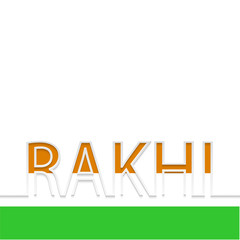 Vector modern rakhi background. indian holiday.