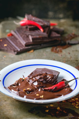 Chocolate and pepper