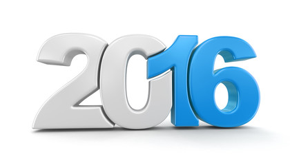 New Year 2016 (clipping path included)