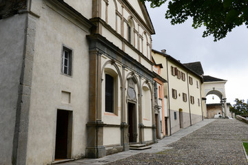 Fototapeta na wymiar Sacred Mount Orta on Piedmont