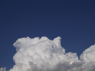 青空中の白雲