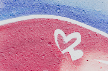 Graffiti coeur amour
